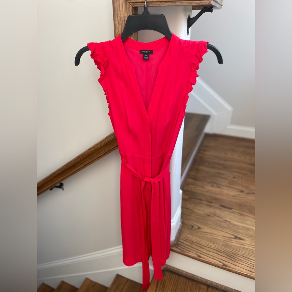 Ann Taylor red dress